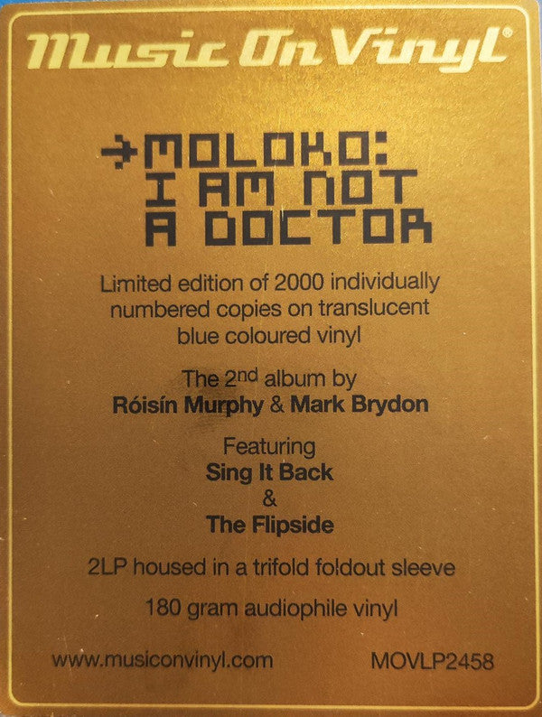 Moloko : I Am Not A Doctor  (2xLP, Album, Ltd, Num, RE, Tra)