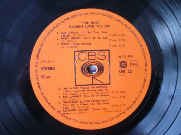 Various : The Rock Machine Turns You On (LP, Smplr)