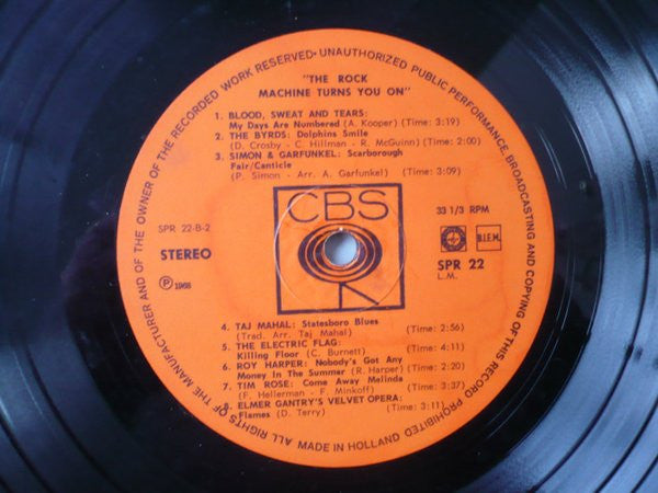 Various : The Rock Machine Turns You On (LP, Smplr)