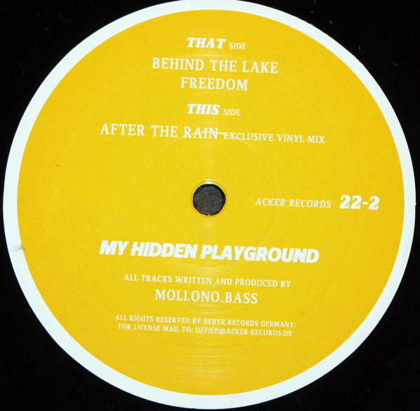 Mollono.Bass : My Hidden Playground Part 2 (12")