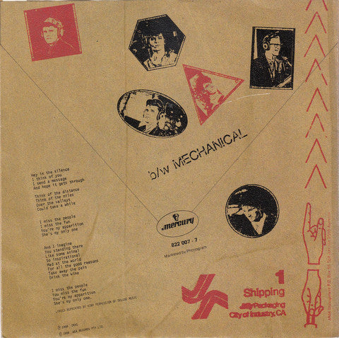 INXS : I Send A Message (7", Single)