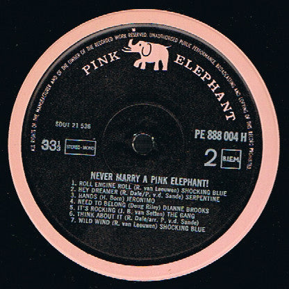 Various : Never Marry A Pink Elephant (LP, Comp)