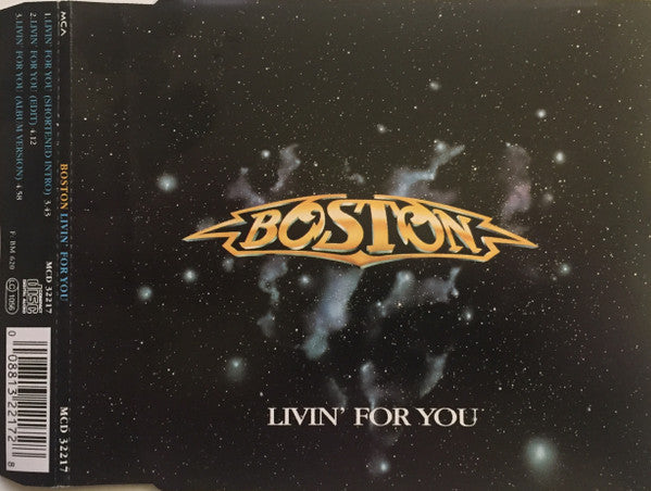 Boston : Livin' For You (CD, Maxi)