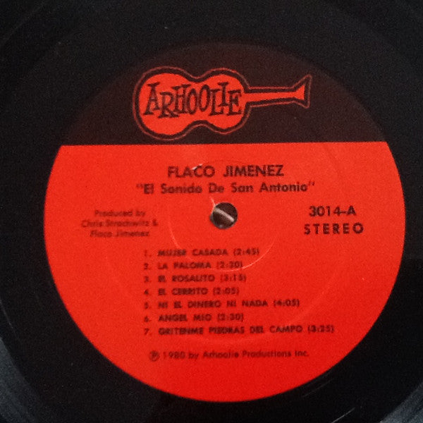 Flaco Jimenez : El Sonido De San Antonio (LP, Album)