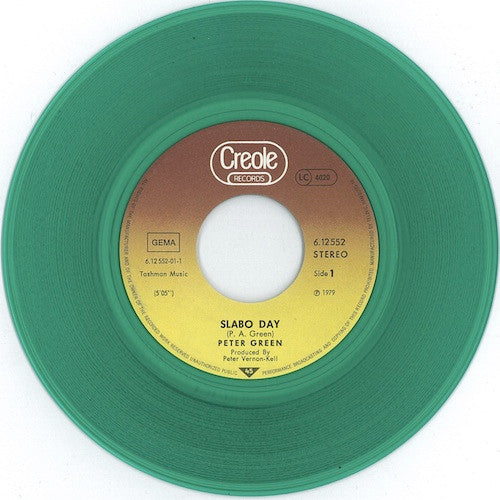 Peter Green (2) : Slabo Day / In The Skies (7", Gre)