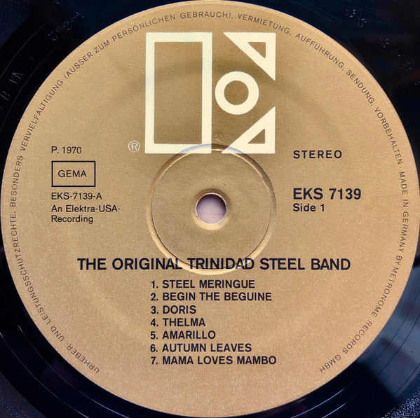 The Original Trinidad Steel Band : The Original Trinidad Steel Band (LP, Album)