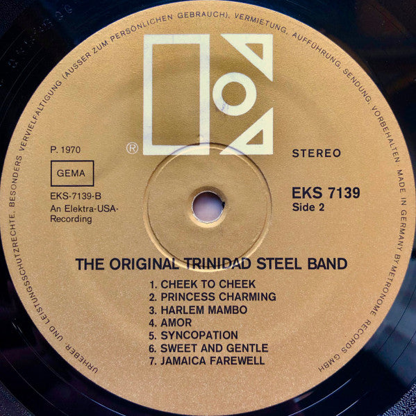 The Original Trinidad Steel Band : The Original Trinidad Steel Band (LP, Album)