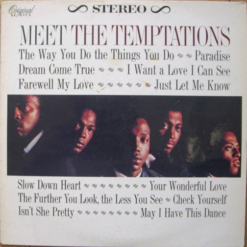 The Temptations : Meet The Temptations (LP, Album, RE)