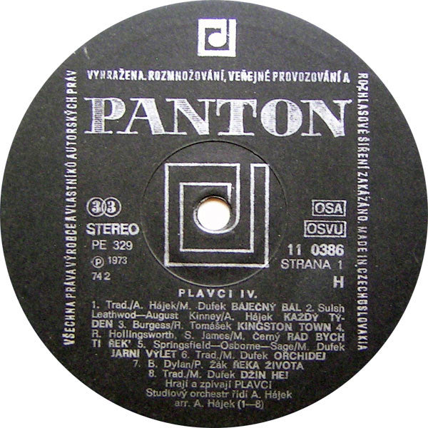 Plavci : Plavci IV. (LP, Album, RP)