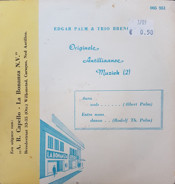Edgar Palm & Trio : Originele Antilliaanse Muziek 2 (7")