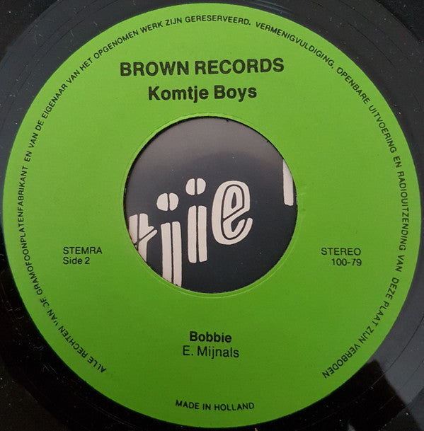 Komtjie Boys : Merie Boto (7", Single)