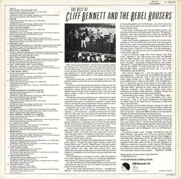 Cliff Bennett & The Rebel Rousers : The Best Of Cliff Bennett And The Rebel Rousers (LP, Album, Comp, Mono)