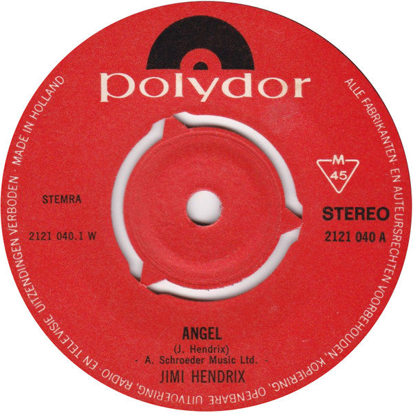 Jimi Hendrix : Angel  /  Freedom (7", Single)