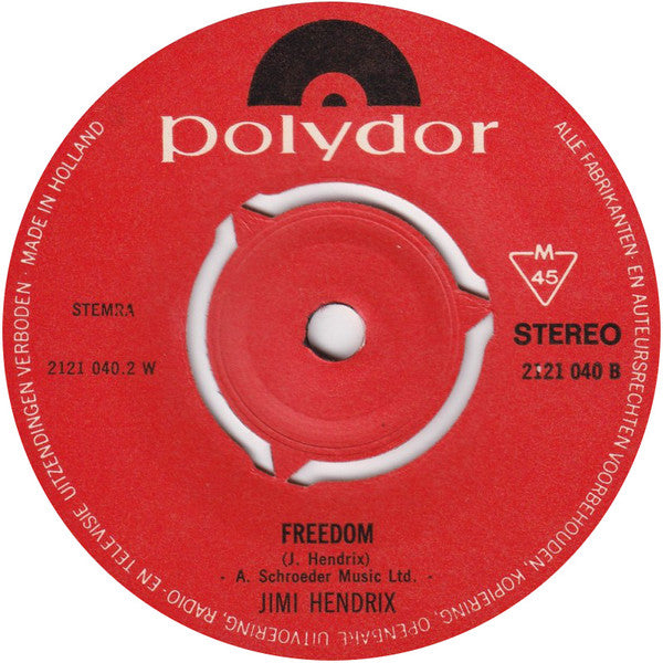 Jimi Hendrix : Angel  /  Freedom (7", Single)