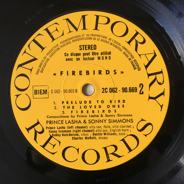 Prince Lasha & Sonny Simmons : Firebirds (LP, Album)