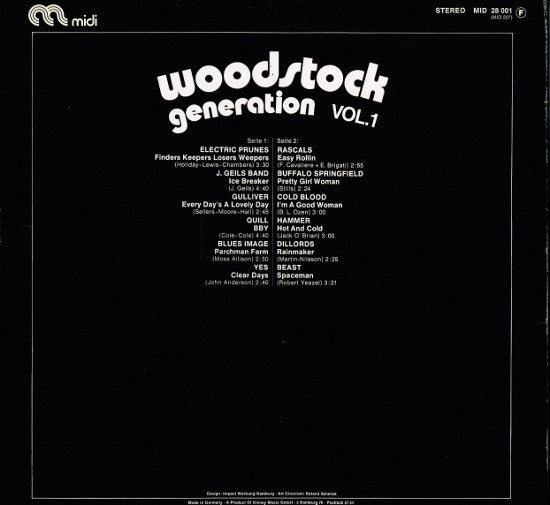 Various : Woodstock Generation Vol.1 (LP, Comp)