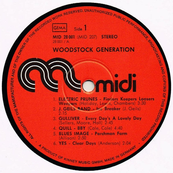 Various : Woodstock Generation Vol.1 (LP, Comp)