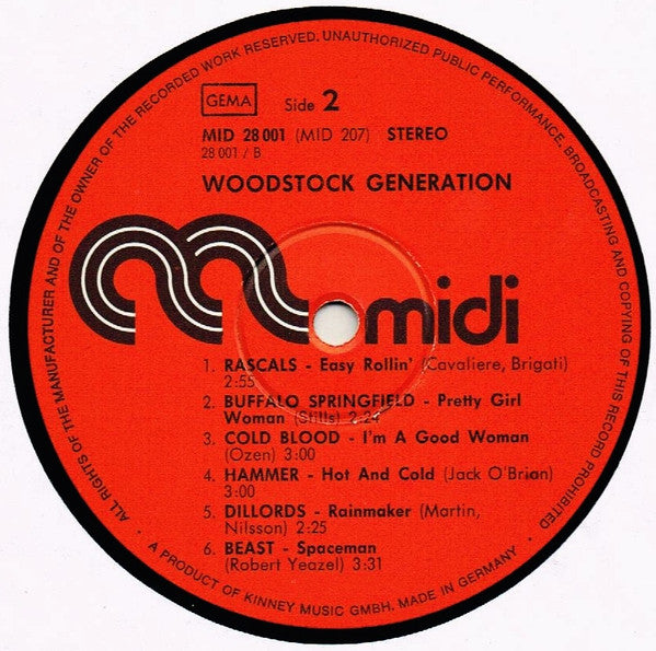 Various : Woodstock Generation Vol.1 (LP, Comp)