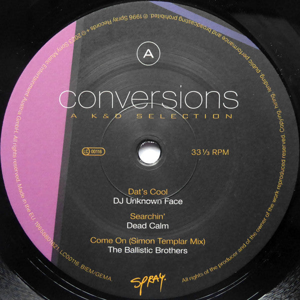 Kruder & Dorfmeister : Conversions - A K&D Selection (2xLP, Comp, P/Mixed, RE)