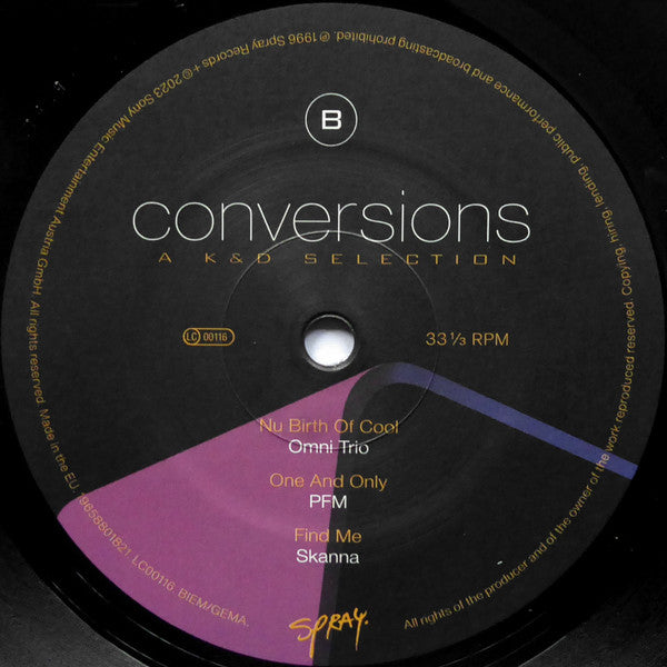 Kruder & Dorfmeister : Conversions - A K&D Selection (2xLP, Comp, P/Mixed, RE)