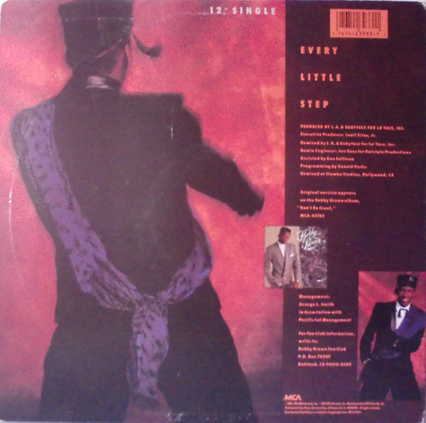 Bobby Brown : Every Little Step (12", Single, Glo)