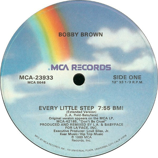 Bobby Brown : Every Little Step (12", Single, Glo)