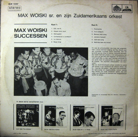 Max Woiski En Zijn Zuidamerikaans Orkest : Max Woiski Successen (LP)