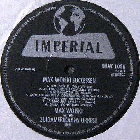 Max Woiski En Zijn Zuidamerikaans Orkest : Max Woiski Successen (LP)