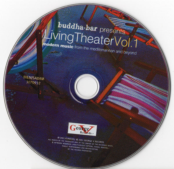 Joseph Baldassare : Buddha-Bar Presents Living Theater Vol. 1 (CD, Comp, Dig)
