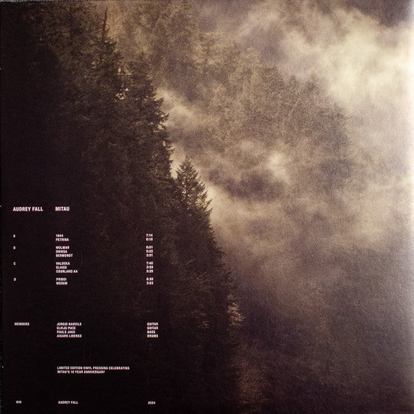 Audrey Fall : Mitau (2xLP, Album, Ltd, RE, Gre)