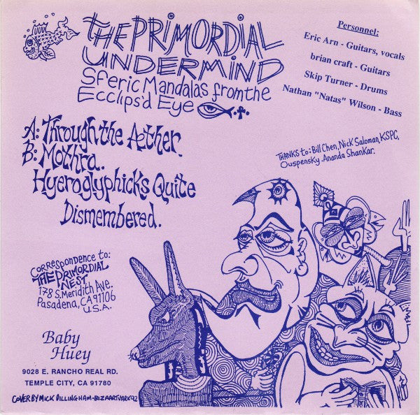 Primordial Undermind : Sferic Mandalas From The Ecclips'd Eye (7", Single)
