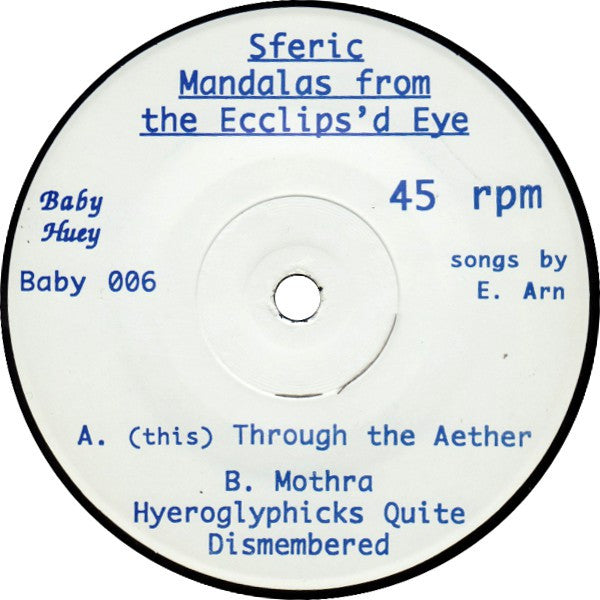 Primordial Undermind : Sferic Mandalas From The Ecclips'd Eye (7", Single)