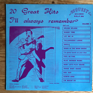 Various : 20 Great Hits I'll Always Remember Volume 2 (LP, Comp)