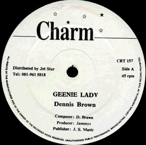 Dennis Brown / Junior Cat : Geenie Lady / Life Hard (12")