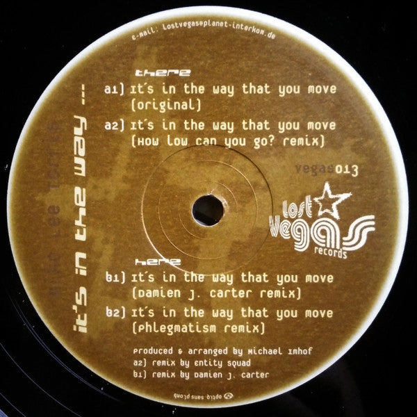 Mike Lee Torris : It's In The Way ... (12", Maxi)