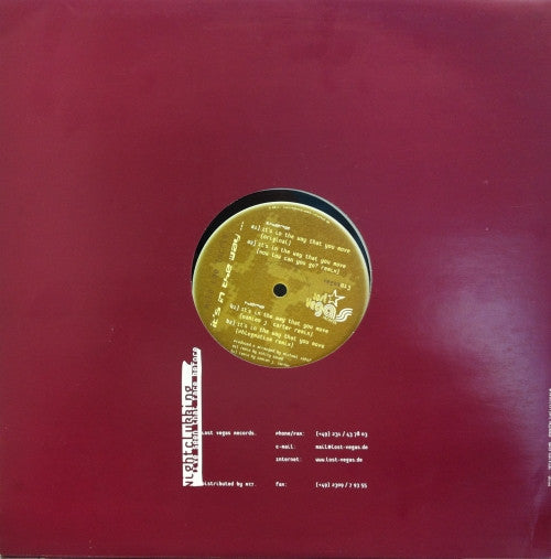 Mike Lee Torris : It's In The Way ... (12", Maxi)