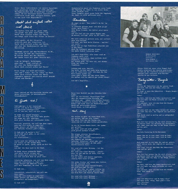 Rodgau Monotones : Fluchtpunkt Dudenhofen (LP, Album)