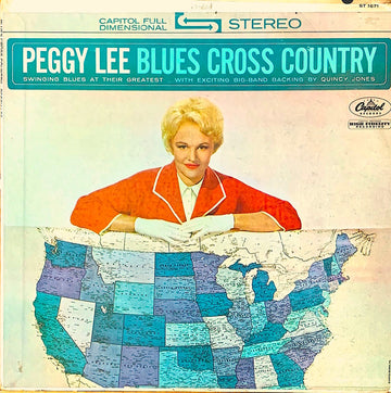 Peggy Lee : Blues Cross Country (LP, Album, Scr)