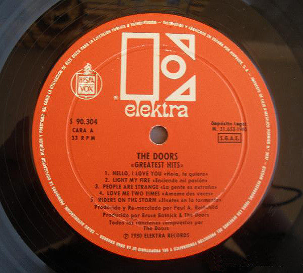 The Doors : Greatest Hits (LP, Comp)