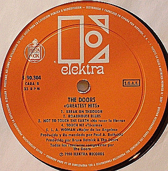 The Doors : Greatest Hits (LP, Comp)