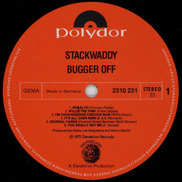 Stack Waddy : Bugger Off! (LP, Album)