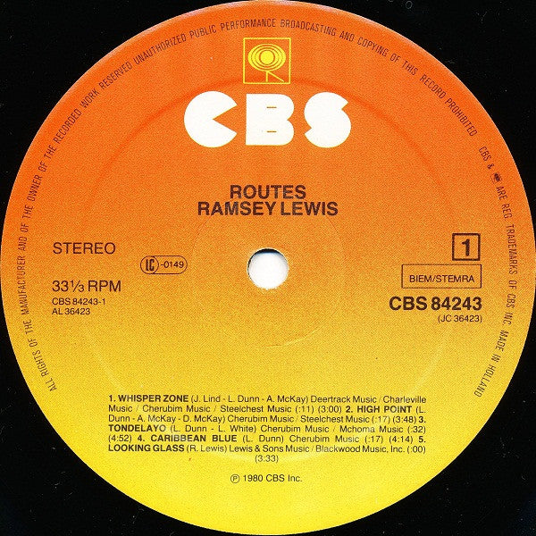Ramsey Lewis : Routes (LP, Album)