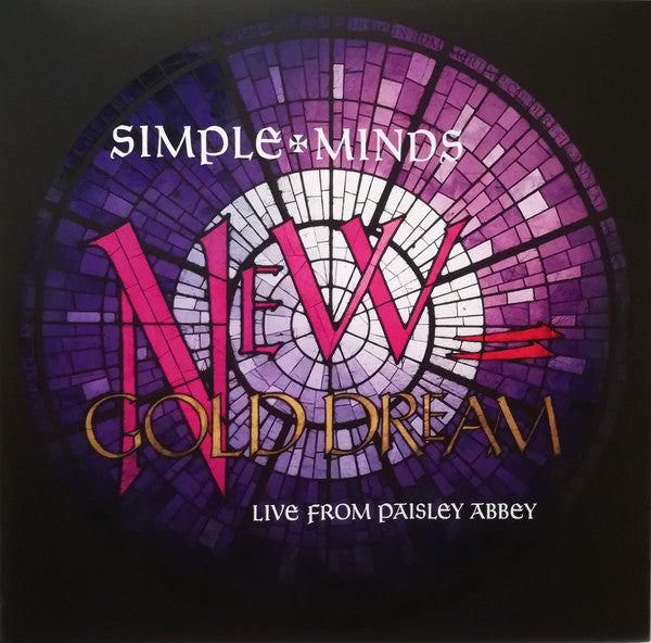 Simple Minds : New Gold Dream (Live From Paisley Abbey) (LP, Album, Red)