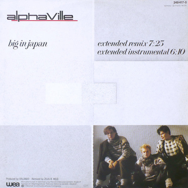 Alphaville : Big In Japan (12", Maxi)