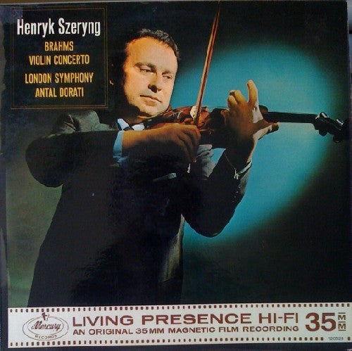 Johannes Brahms, Henryk Szeryng, London Symphony Orchestra, Antal Dorati : Violinkonzert D-dur Op. 77 (LP, Album, Mono)