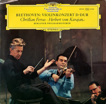 Ludwig van Beethoven, Christian Ferras, Herbert von Karajan, Berliner Philharmoniker : Violinkonzert D-Dur (LP)