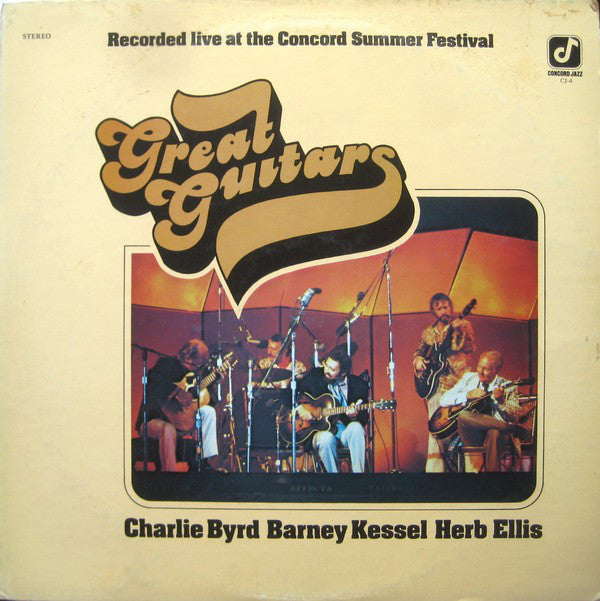 The Great Guitars, Charlie Byrd / Barney Kessel / Herb Ellis : Great Guitars, (Charlie Byrd / Barney Kessel / Herb Ellis) (LP, Album)