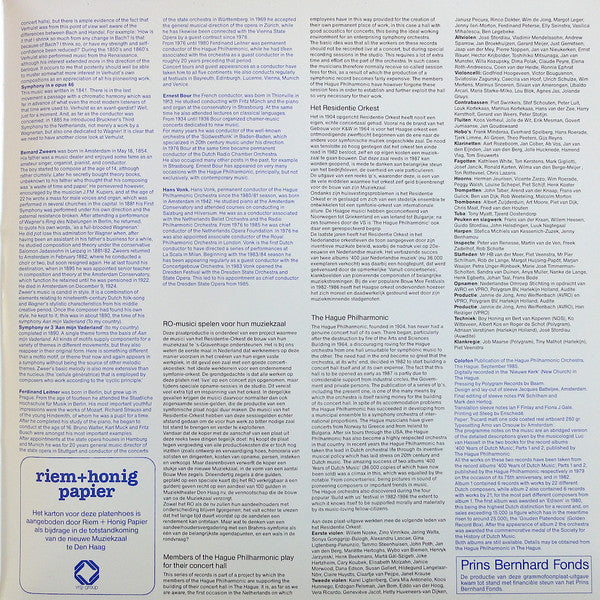 Residentie Orkest : Romantiek Nederland 1840-1890 (2xLP)