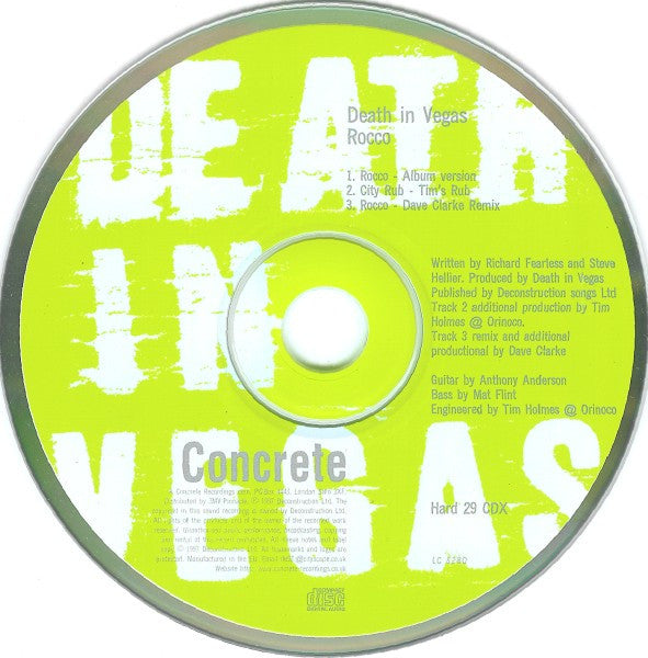 Death In Vegas : Rocco (CD, Single, CD2)
