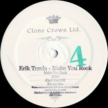 Erik Travis : Make You Rock (12", Whi)